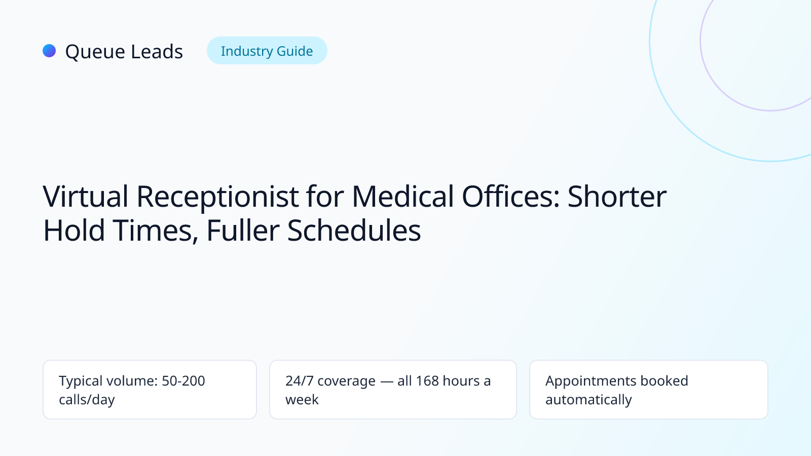 virtual receptionist for medical offices